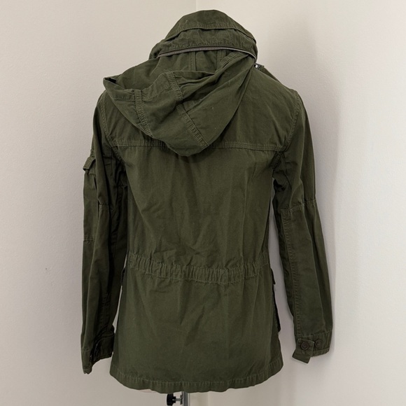 J Crew XXS Green Field Mechanic Military Utility Jacket ~ Outdoor Casual - Picture 4 of 9